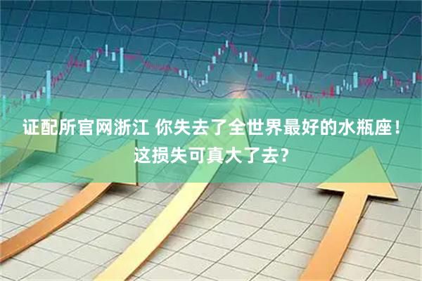证配所官网浙江 你失去了全世界最好的水瓶座！这损失可真大了去？